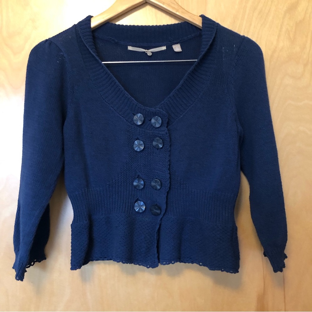 cropped ANTHRO sweater